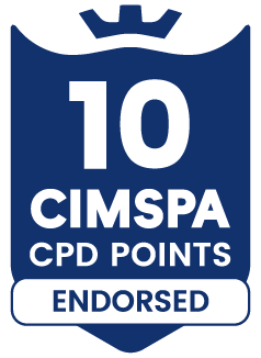 CIMSPA 10 CPD Endorsed Navy RGB